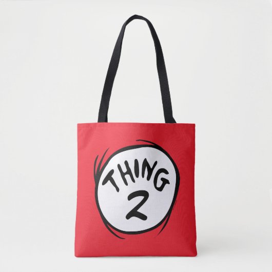 ドクター・スース｜カスタム Thing One Thing Two トートバッグ (正面)
