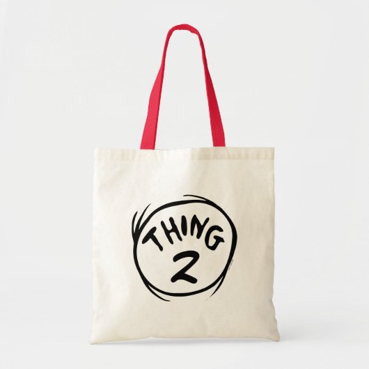 ドクター・スース|カスタム Thing One Thing Two トートバッグ (正面)