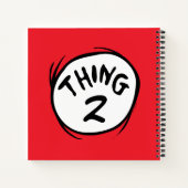 ドクター・スース｜カスタム Thing One Thing Two ノートブック (裏面)