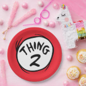 ドクター・スース｜カスタム Thing One Thing Two ペーパープレート (パーティー)