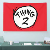 ドクター・スース｜カスタム Thing One Thing Two 横断幕 (トレードショー)