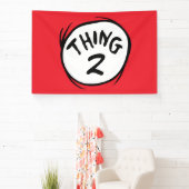 ドクター・スース｜カスタム Thing One Thing Two 横断幕 (インサイチュ)