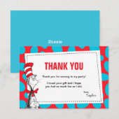 ドクター・スース | キャット・イン・ザ・ハット 誕生日お礼メッセージ サンキューカード (正面/裏面)