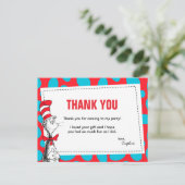 ドクター・スース | キャット・イン・ザ・ハット 誕生日お礼メッセージ ポストカード (スタンド正面)