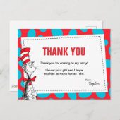 ドクター・スース | キャット・イン・ザ・ハット 誕生日お礼メッセージ ポストカード (正面/裏面)