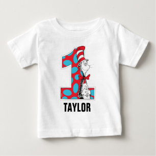 ドクター・スース キャット・イン・ザ・ハット 誕生日1周年 ベビーTシャツ