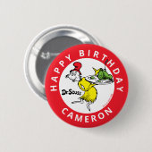 ドクター・スース キャラクター コンフェッティ | キッズの誕生日 缶バッジ (正面&裏面)