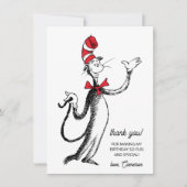 ドクター・スース キャラクター コンフェッティ | 子供の誕生日 サンキューカード (正面)