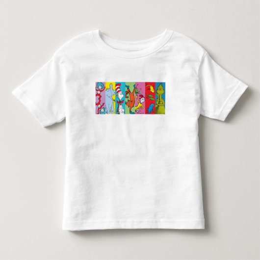 ドクター・スース キャラクター スライス トドラーTシャツ (正面)