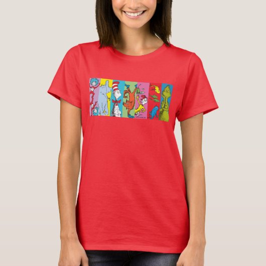 ドクター・スース | キャラクター・スライス Tシャツ (正面)