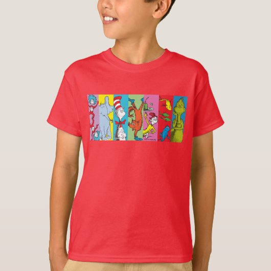 ドクター・スース | キャラクター・スライス Tシャツ (正面)