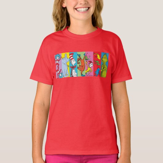 ドクター・スース | キャラクター・スライス Tシャツ (正面)