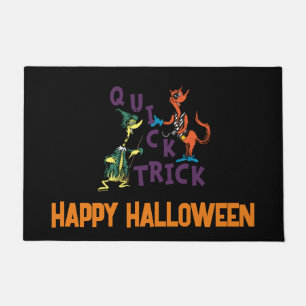 ドクター・スース   クイックトリックのハロウィングラフィック ドアマット