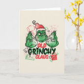 ドクター・スース | クリスマスが嫌いな老けグリンチ カード (黄色い花)