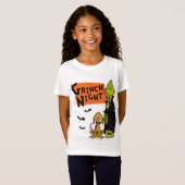 ドクター・スース | グリンチのハロウィンナイトグラフィック Tシャツ (正面フル)
