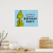 ドクター・スース | グリンチの冬の誕生日ウェルカム ポスター (キッチン)