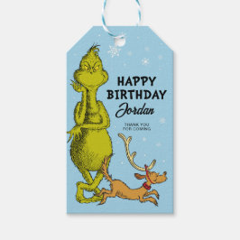 ドクター・スース | グリンチの冬の誕生日パーティーファバータグ ギフトタグ