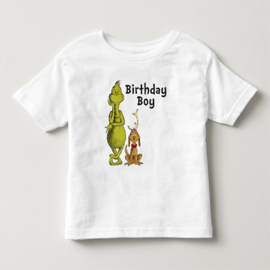 ドクター・スース | グリンチの冬の誕生日 トドラーTシャツ (正面)