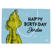 ドクター・スース | グリンチの冬の誕生日 ラージペーパーバッグ (裏面)
