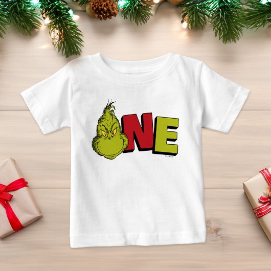 ドクター・スース|グリンチの初誕生日 - 1歳 ベビーTシャツ