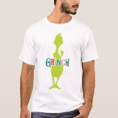 ドクター・スース | グリンチ - グリーンのシルエット Tシャツ (正面)