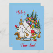 ドクター・スース | グリンチ - フェリス・ナビダード 写真 シーズンカード (正面/裏面)