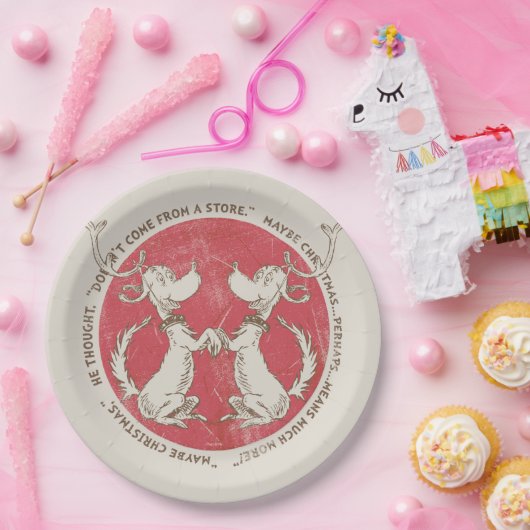 ドクター・スース | グリンチ | マックス - クリスマスの名言 ペーパープレート (パーティー)