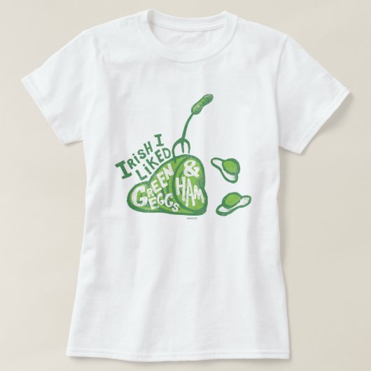 ドクター・スース | グリーンエッグス・アンド・ハムがお好き? Tシャツ (デザイン正面)