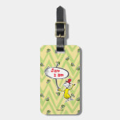 ドクター·スース|サム·アイ·アム·ホールディング·サイン ラゲッジタグ (正面縦)
