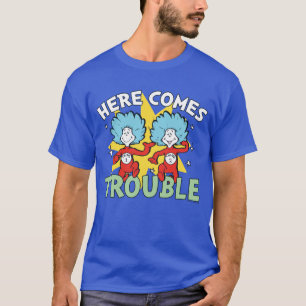 ドクター・スース サンキュー・ファンキー・モンキー・ビジネス トゥルー・ブルー・トラブルメーカー Tシャツ