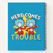 ドクター・スース | シング・ワン シング・ツー トラブル到来 ノートブック (裏面)