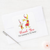 ドクター·スース|ハッピーバースデー-ありがとう スクエアシール (封筒)