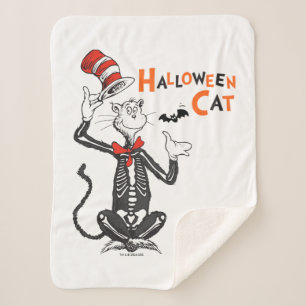 ドクター・スース ハロウィンのキャット・イン・ザ・ハット シェルパブランケット