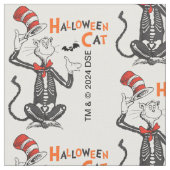 ドクター・スース｜ハロウィンのキャット・イン・ザ・ヘット ファブリック (クローズアップ)