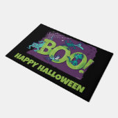 ドクター・スース｜ハロウィーン グラフィック「ブー！」 ドアマット (アングル)