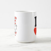 ドクター·スース·バレンタイン| I The Cat in the Hatのハート コーヒーマグカップ (中央)