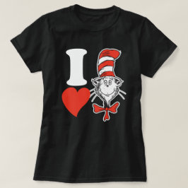 ドクター·スース·バレンタイン| I The Cat in the Hatのハート Tシャツ