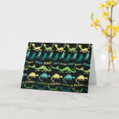 ドクター・スース | "バンプ ジャンプ" ハロウィン パターン カード (黄色い花)