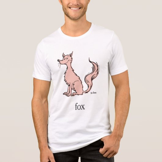 ドクター・スース | ピンクの狐 トライブレンドＴシャツ (正面)