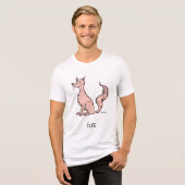ドクター・スース | ピンクの狐 トライブレンドＴシャツ (正面全面)