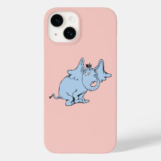 ドクター・スース | ホートンの横顔 Case-Mate iPhoneケース (裏面)