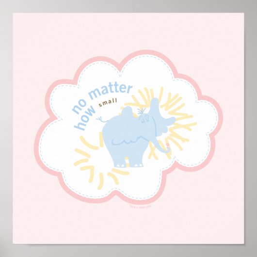 ドクター・スース ホートン | どんなに小さくても ポスター (正面)