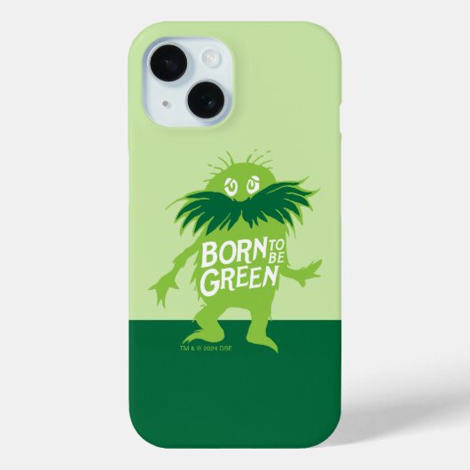 ドクター・スース | ロラックス - 緑に生きるために生まれた Case-Mate iPhoneケース (裏面)