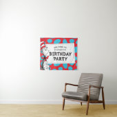 ドクター・スース | 帽子のかぶりもの猫 誕生日パーティー タペストリー (インサイチュ(横))