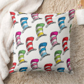 ドクター·スース|帽子のパタパタとカラフルいう猫 クッション (ブランケット)