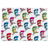 ドクター·スース|帽子のパタパタとカラフルいう猫 ラージペーパーバッグ (正面)