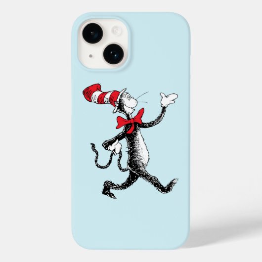 ドクター・スース | 帽子の中の猫のキャットウォーク Case-Mate iPhoneケース (裏面)