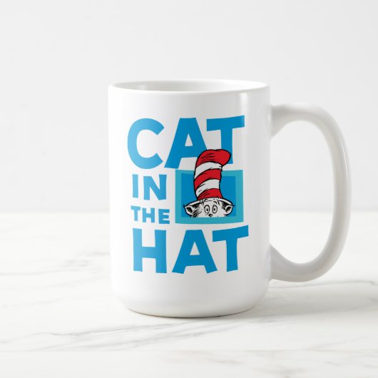 ドクター・スース｜帽子の中の猫のロゴ コーヒーマグカップ (右)