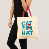 ドクター・スース|帽子の中の猫のロゴ トートバッグ (正面(商品))