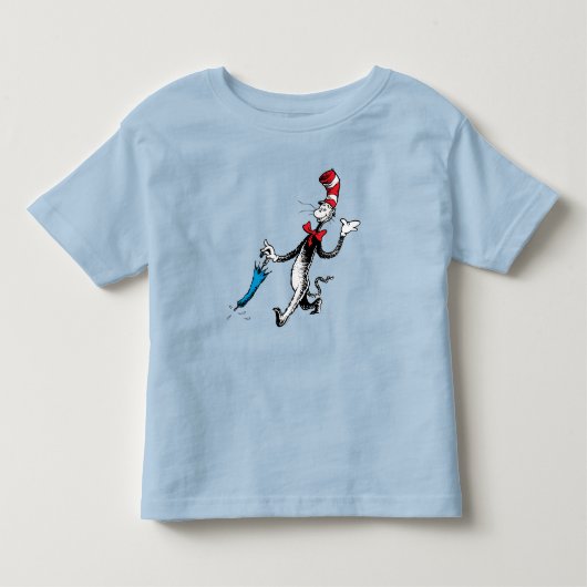 ドクター・スース｜帽子の中の猫 かさわんこ トドラーTシャツ (正面)